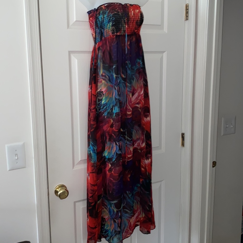 Boho Maxi Dress Beach Cover